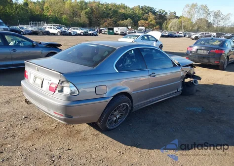 2004 BMW 330Ci из США, поврежденный, VIN WBABD53484PL10447